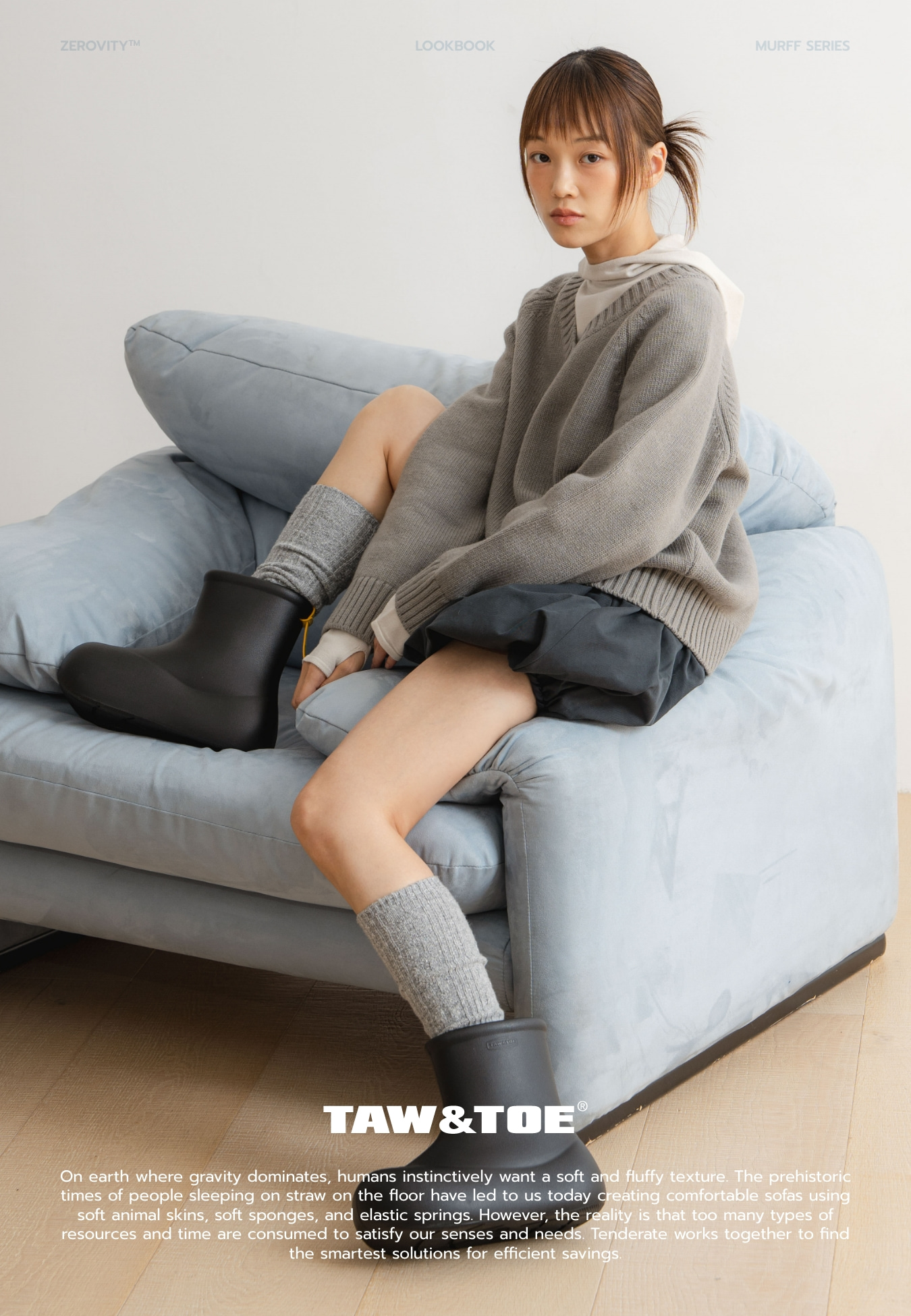 TAW&TOE Zerovity Murff マッド カーキ ブラックローズ GWP レイン