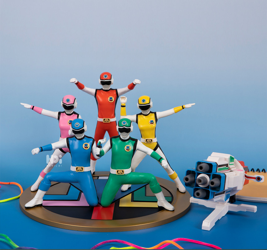 Qoo10] 公式正規品 超新星フラッシュマン フィギ