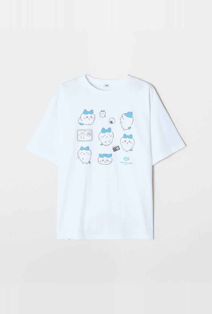 SPAO公式 ちいかわ 半袖Tシャツ ホワイト レディース キャラクター 韓国人気